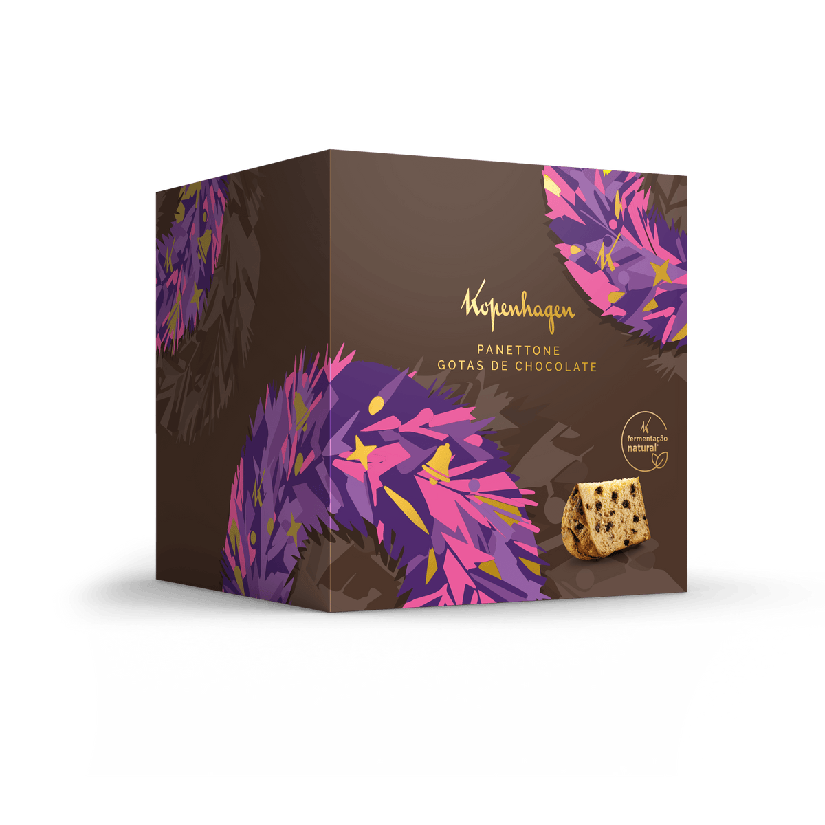 Panettone com Gotas de Chocolate 550g - Kopenhagen USA