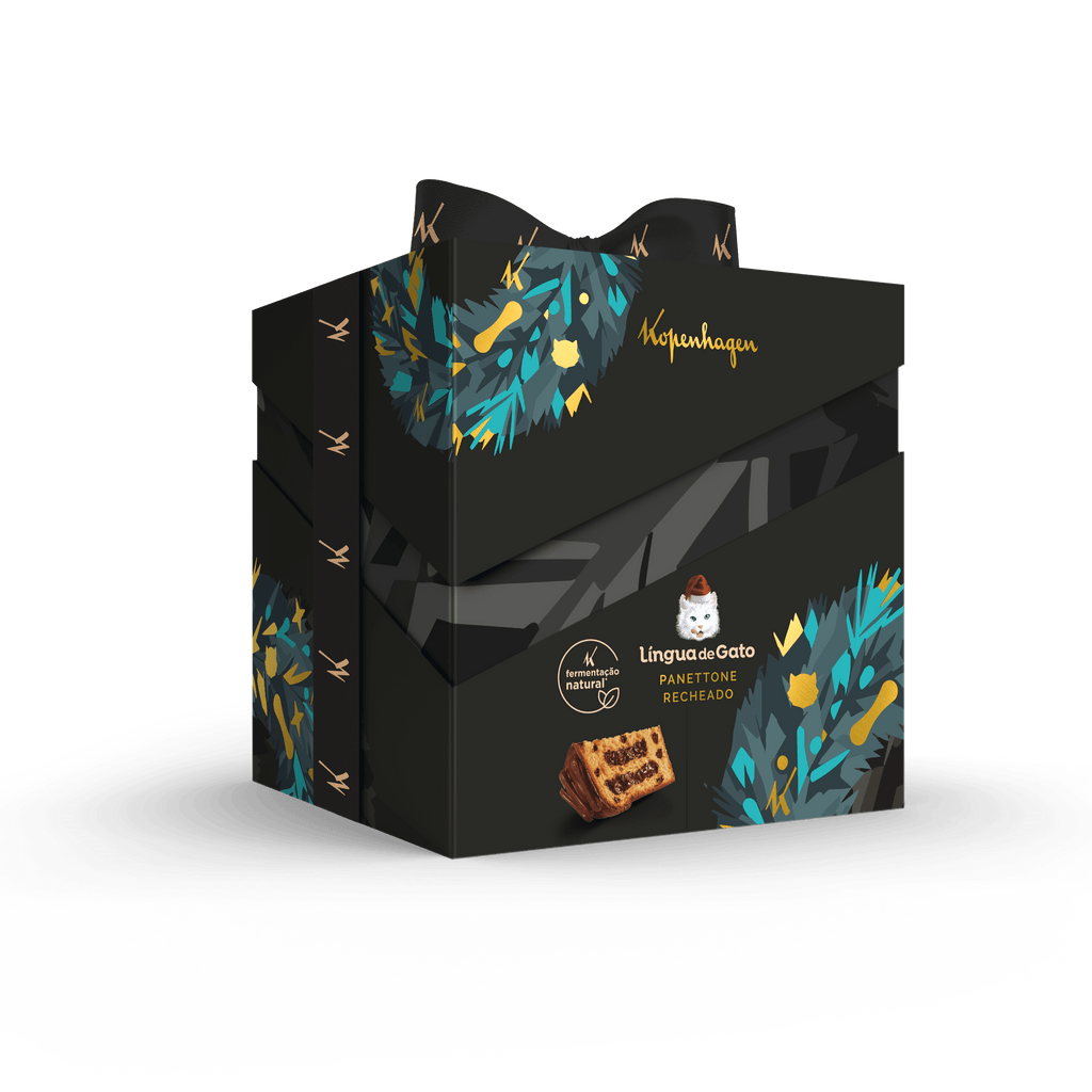 Panettone Lingua de Gato 914g - Kopenhagen USA