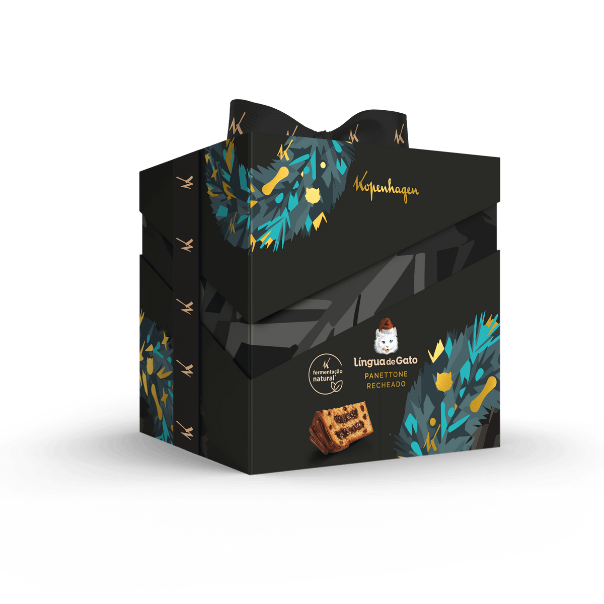 Panettone Lingua de Gato 914g - Kopenhagen USA