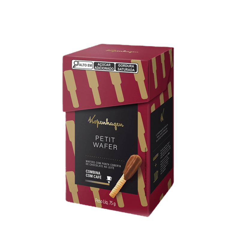Petit Wafer Ao Leite 75g - Kopenhagen USA