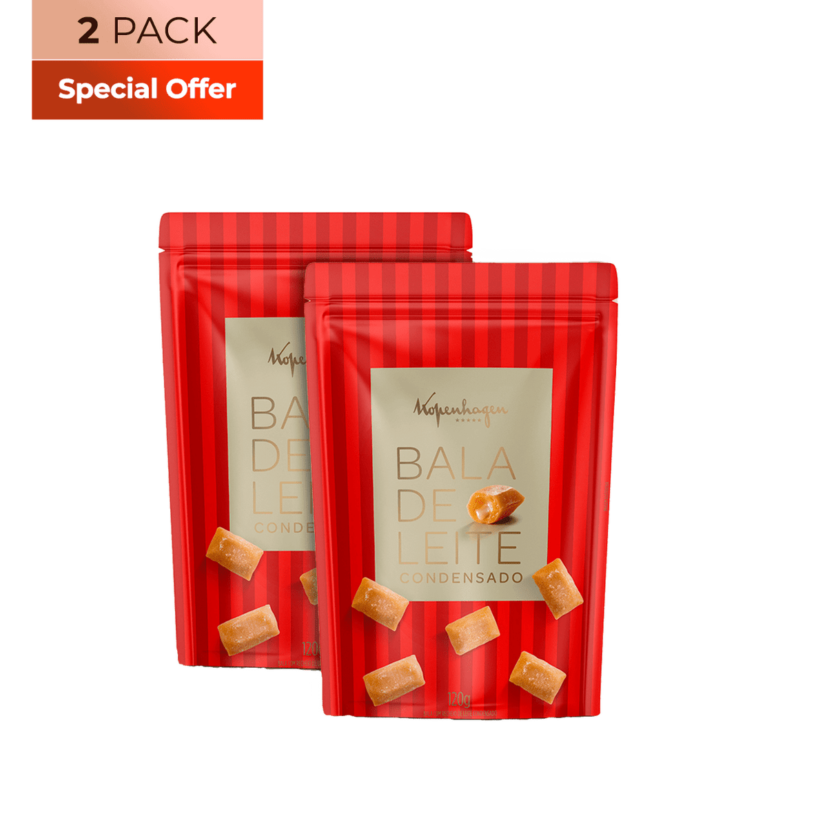 Pouch Bala de Leite (2x120g) - Kopenhagen USA