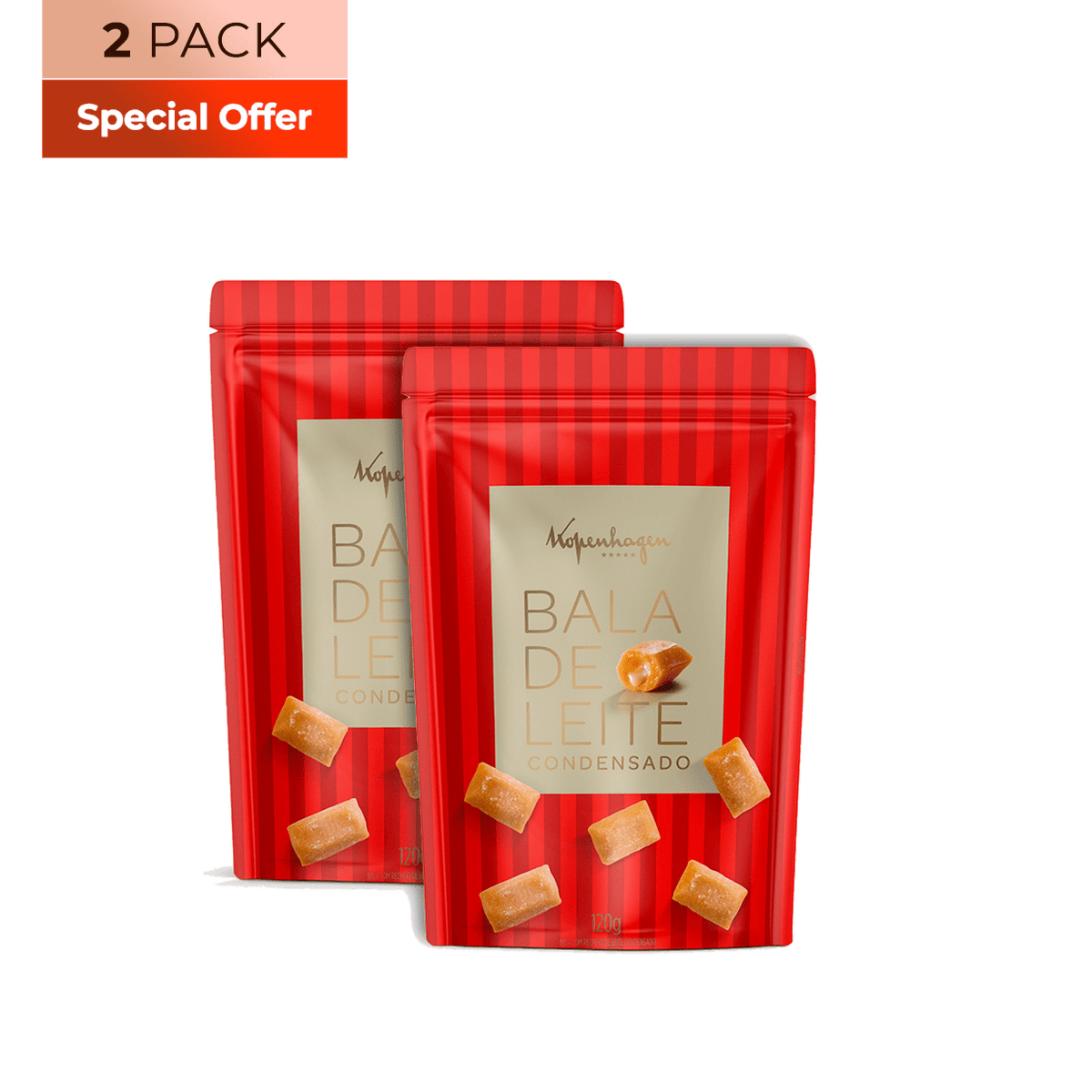 Pouch Bala de Leite (2x120g) - Kopenhagen USA
